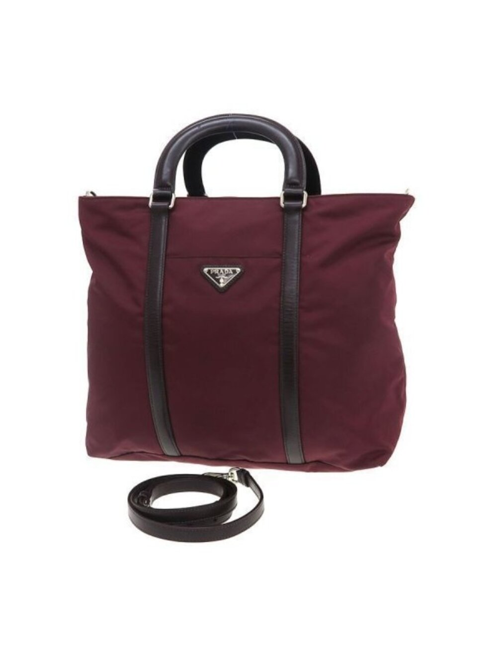 Prada Nylon 2-Way Tote Bag